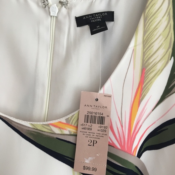 Ann Taylor Factory Petite sleeveless dress SIZE 2P - Picture 4 of 9